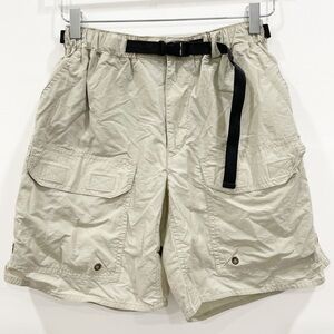 REI Men’s Beige UPF 50+ Belted Shorts Nylon Outdoor Hiking Small